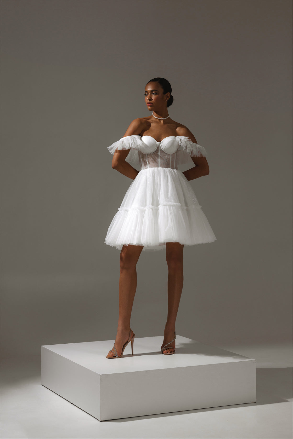 Alpa dress full front view – sleek and elegant silhouette